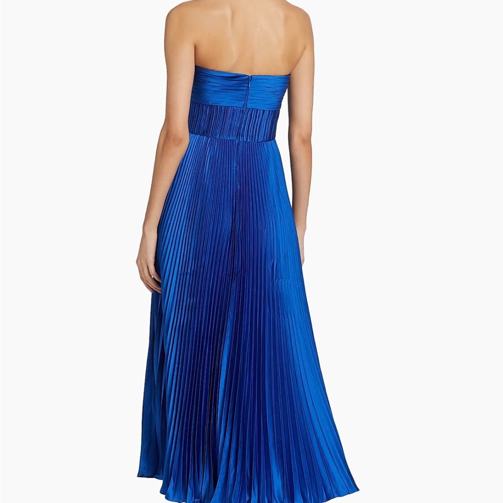 AMUR Pleated Strapless Belle Midi Dress - Picture 16 of 16